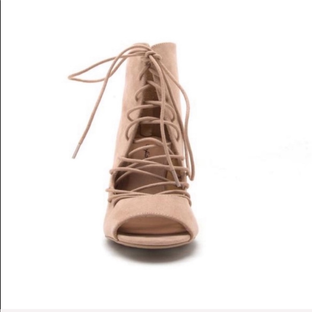 NEW Lola Laced Booties- in Taupe - Picture 5 of 8